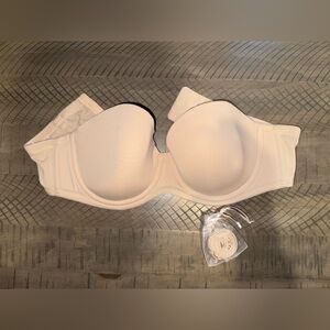 Delimira Cream Strapless Bra Size 36B
